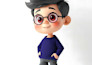 create 2d and 3d cartoon design with 3d modeling or rendering